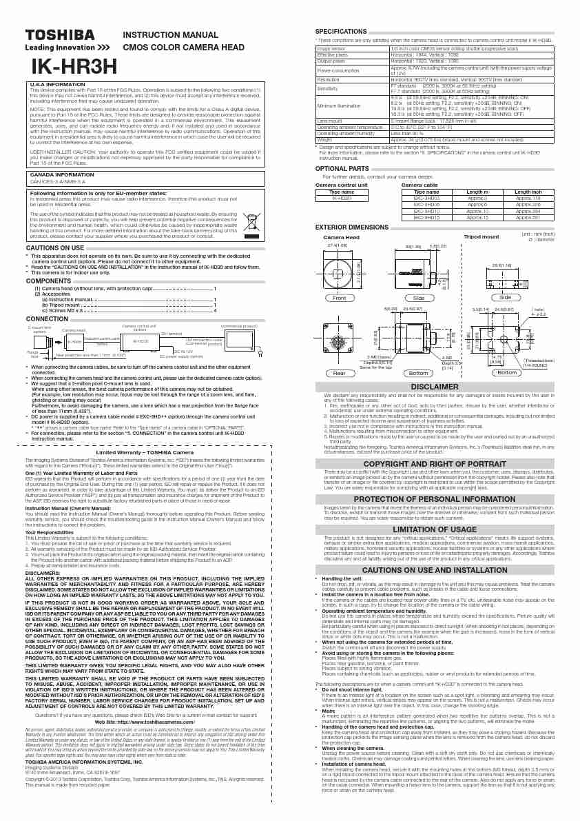 Toshiba Webcam IK-HR3H-page_pdf